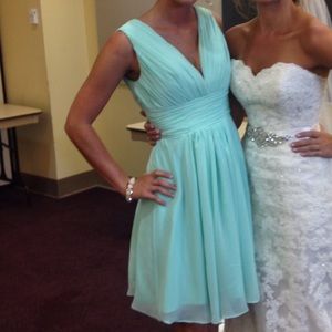 Mint dress, worn once as a bridesmaid dress.